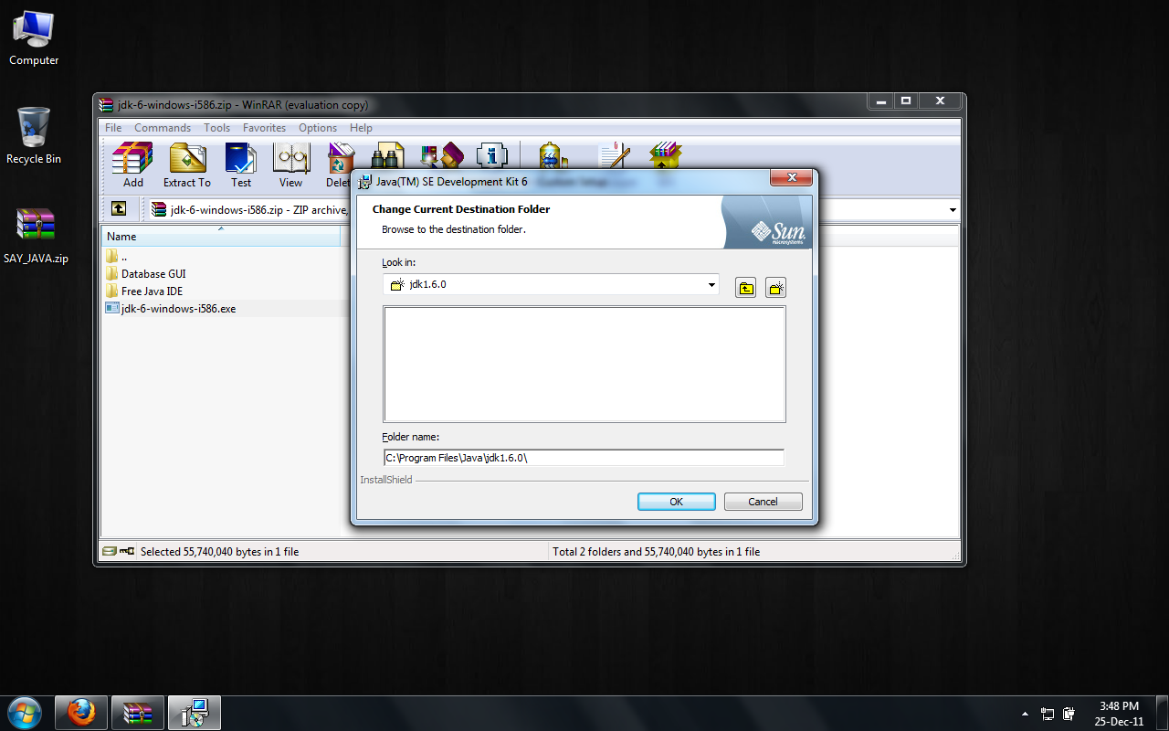 SAY install java4