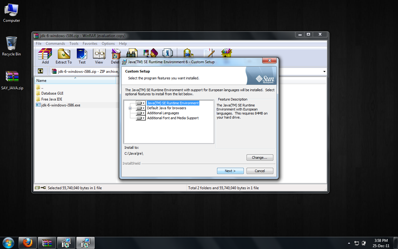 SAY install java9